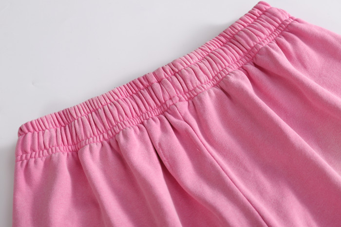 Hellstar Flame Shorts Pink