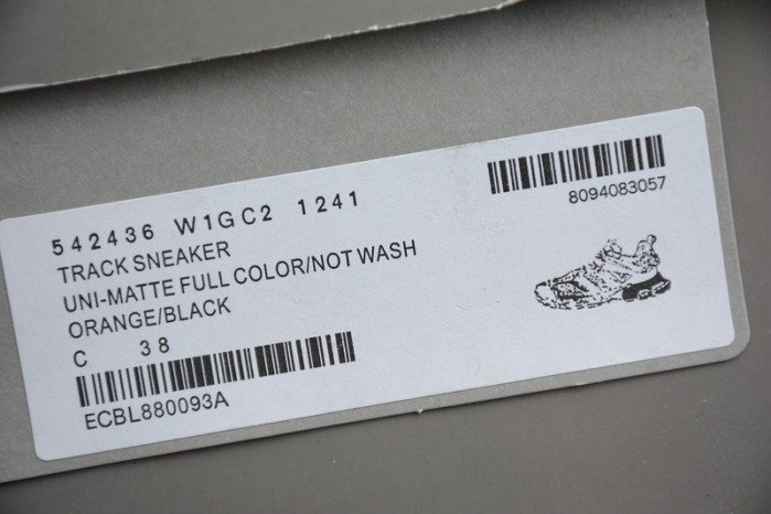 bl tess s. gomma trek low sneakers orange grey 11616