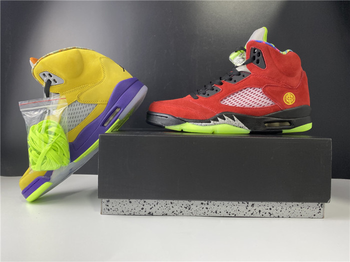 air jordan 5 solar orange what the cz5725-700