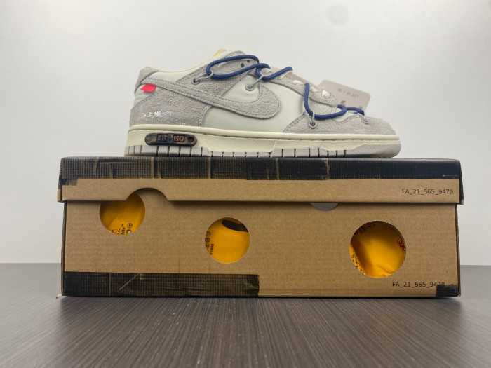 nike dunk low off-white lot 18 dj0950-112