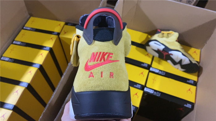 travis scott x air jordan 6 “yellow” - cn1084-300