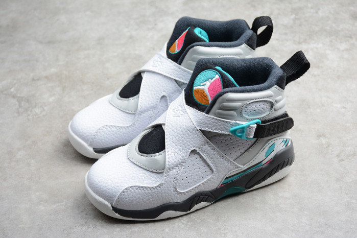 air jordan 8 kids retro south beach 305369-113