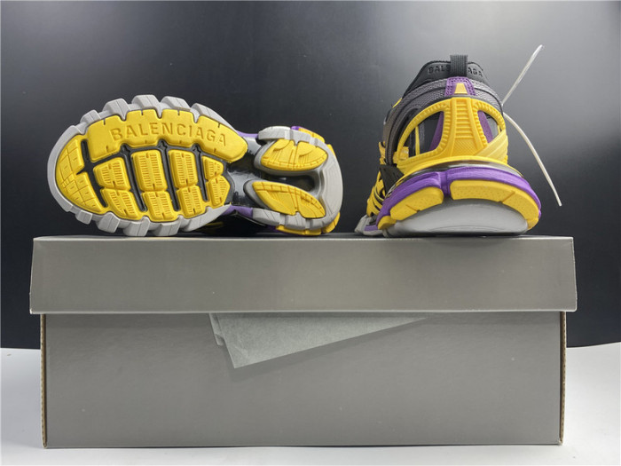 bl track trainers sneaker yellow grey 10604