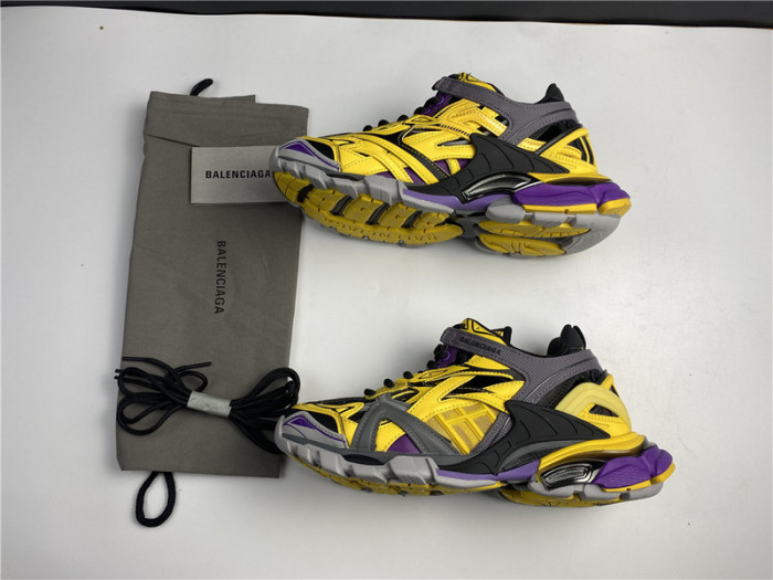 bl track trainers sneaker yellow grey 10604