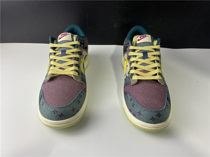 nike dunk low lemon wash multi-color cz9747-900