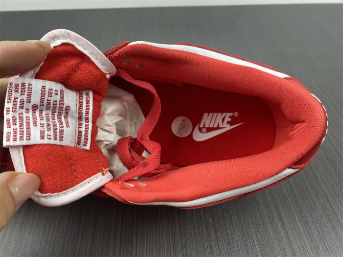 nike dunk low sp “university red” cu1727-100