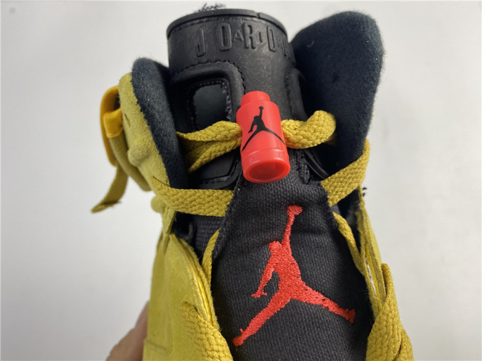 travis scott x air jordan 6 “yellow” - cn1084-300