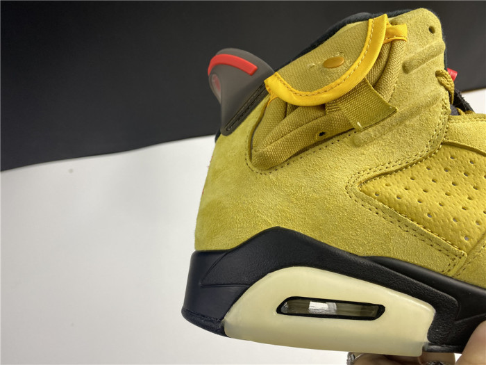 travis scott x air jordan 6 “yellow” - cn1084-300