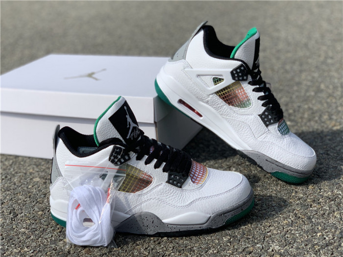 jordan 4 retro lucid green rasta (w) - aq9129-100