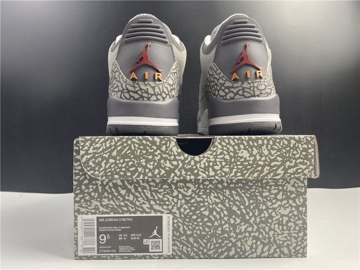 air jordan 3 “cool grey” ct8532-012