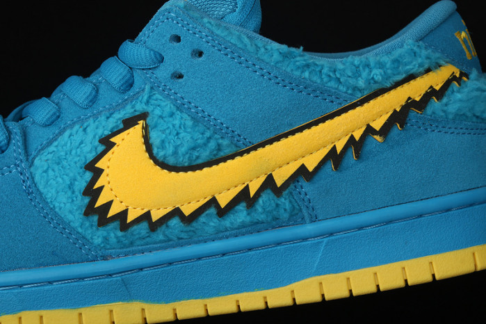 grateful dead x nike dunk low sb "blue bear" cj5378-400