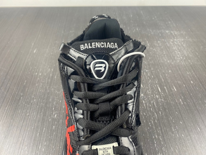 Ba*len*cia*ga runner graffiti black red 677403w3rbq1060