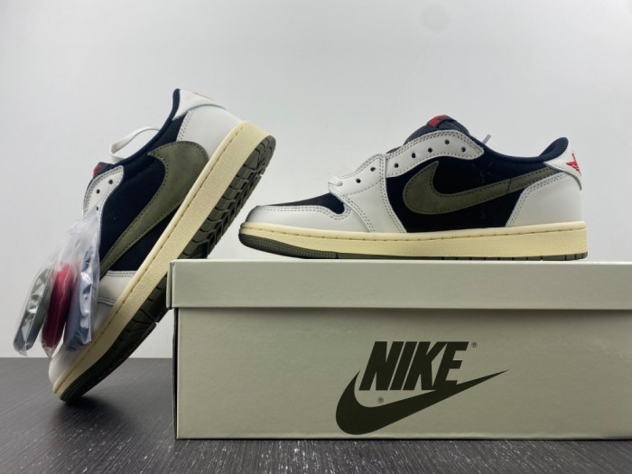 travis scott x air jordan 1 low og olive dz4137-106