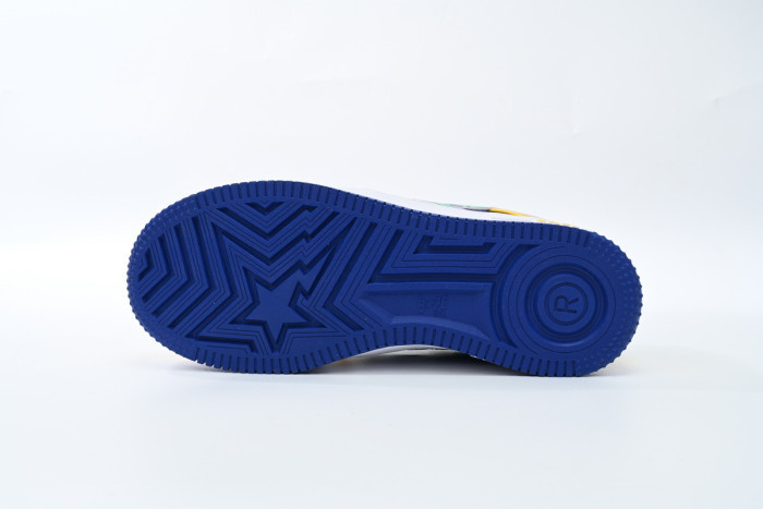 BAPE STA TO LOW BLACK YELLOW GREEN ORCHID 1180 191 004