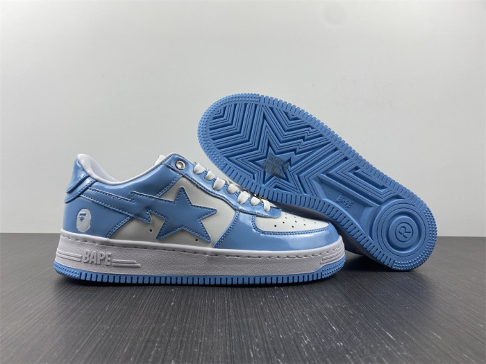 a bathing ape bape sta low blue 1h70191001