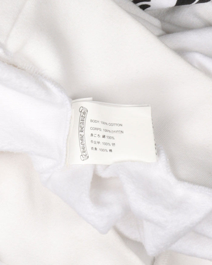 Ch*0me He**ts horseshoe floral zip up hoodie