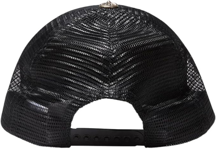 Ch*0me He**ts ch hollywood trucker hat black/black