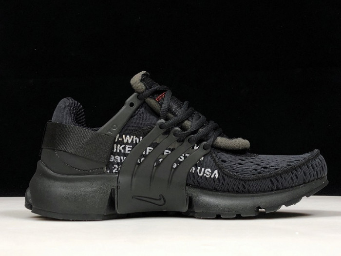 off-white x nike air presto black - aa3830-002