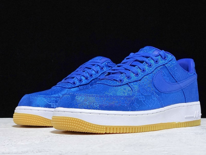air force 1 low clot blue silk - cj5290-400