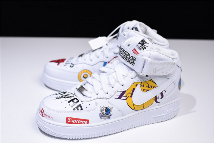 air force 1 mid nba white - aq8017-100
