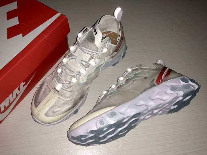 nike react element 87 sail light bone aq1090-100