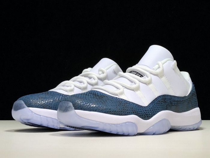 jordan 11 retro low snake navy (2019) - cd6846-102