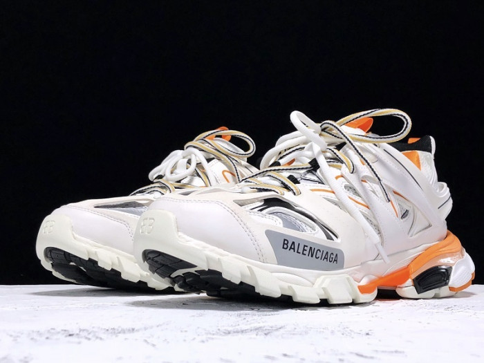 bl tess s. gomma trek low sneakers white orange h903p029