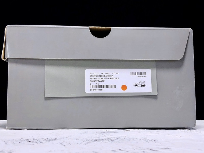 bl tess s. gomma trek low sneakers white orange h903p029