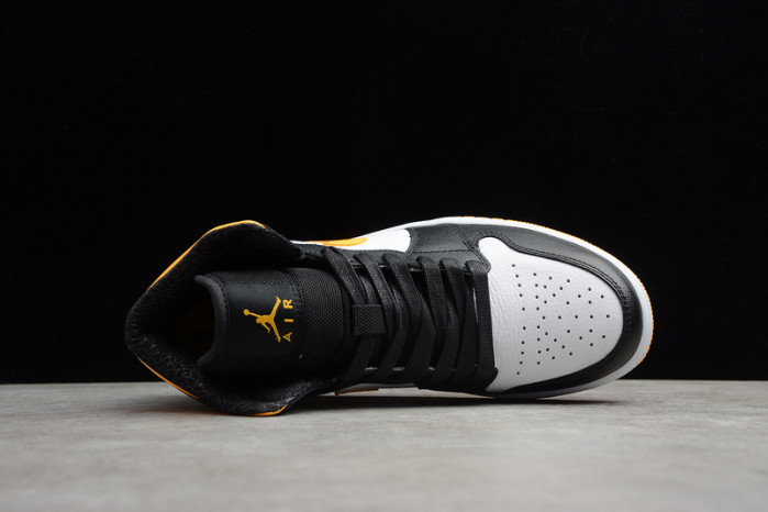 wmns air jordan 1 mid se "orange black" - cv5276 107