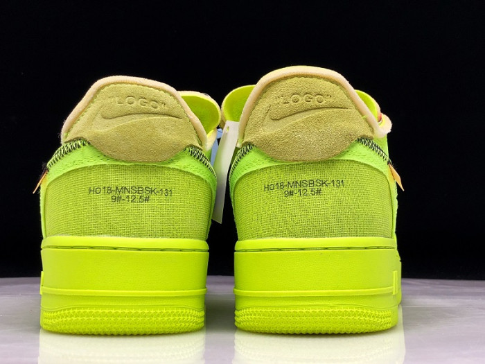 off-white nike air force 1 low volt - ao4606-700