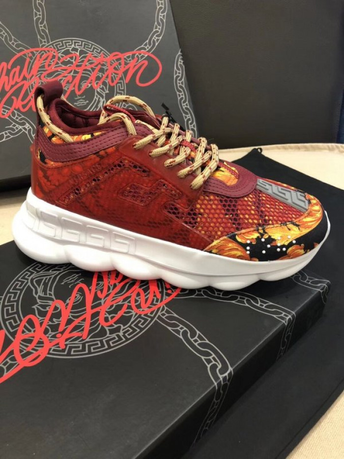 vse chain reaction red sneaker