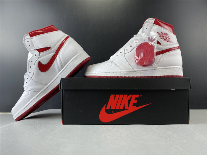 air jordan 1 retro high og "metallic red" - 555088 103