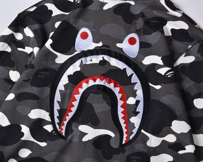 bp233 bape luminous camo hoodies 200